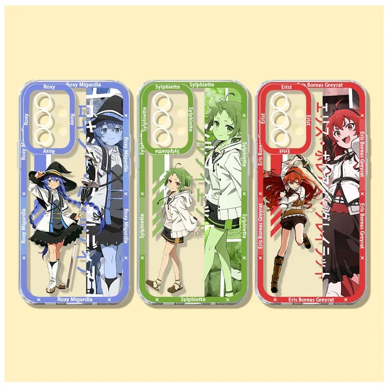 Custodia M-Mushoku T-Tensei Roxy per Samsung Galaxy A56 A36 A26 A16 A06 A55 A35 A25 A05 A15 A05S A54 A34 A24 A14 A13 A23 A33 A53