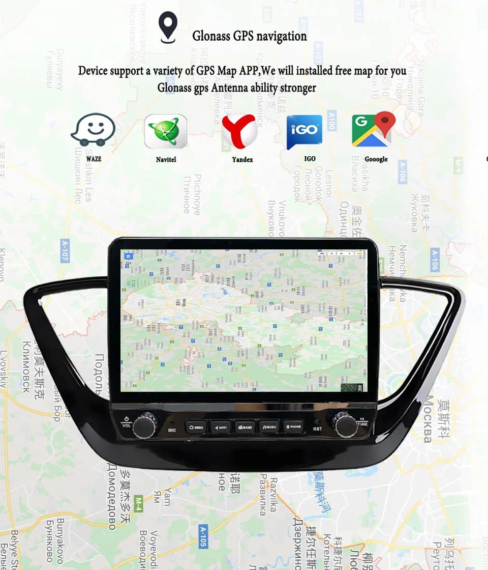 2Din Android14 Autoradio Multimedia PC Tablet Per Hyundai Solaris Verna 2017 + GPS DVD Video Lettore musicale Auto sistemi intelligenti