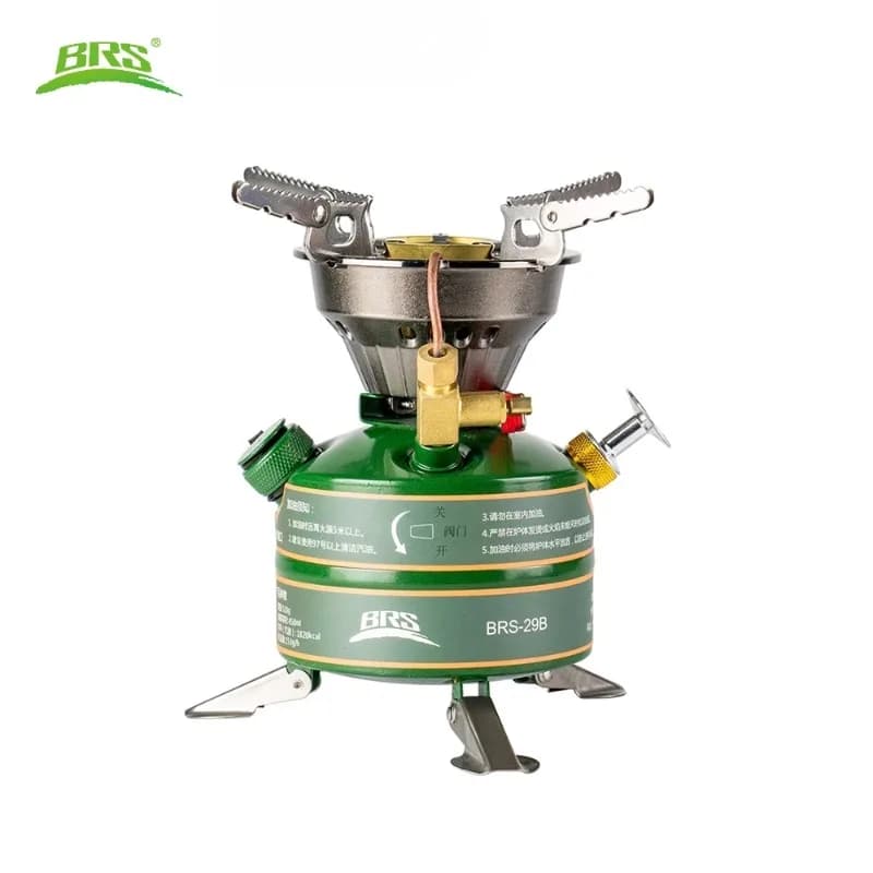 BRS-29B 2120W Integrated Gas cooker for High altitude, Mini Portable for Camping and Picnic, Ideal for Hiking in Nature