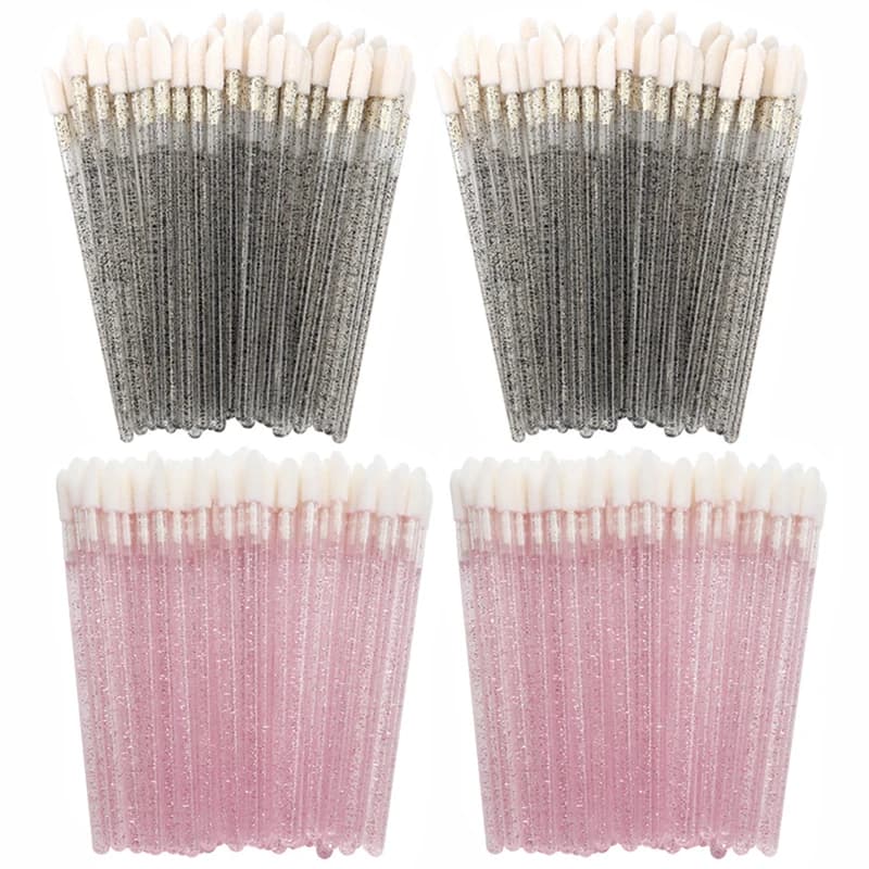 Bacchette applicatrici Labbra usa e getta all'ingrosso 100/300PCS Pennello Pennelli per trucco Rossetto Ciglia Strumento di estensione Accessori di bellezza