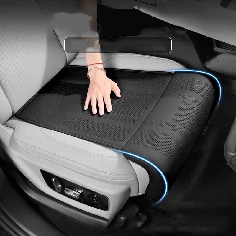 Car seat Extended Poggiagambe driver and passenger Universal car seat Covers for anti-slip leather car