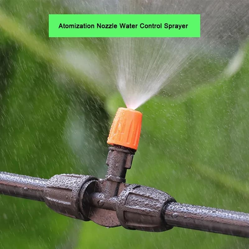 4 pezzi ugelli atomizzatori spruzzatori per tubo da 8/11mm giardino fai da te micro irrigazione a goccia raccordi per sistema di controllo dell'acqua del prato