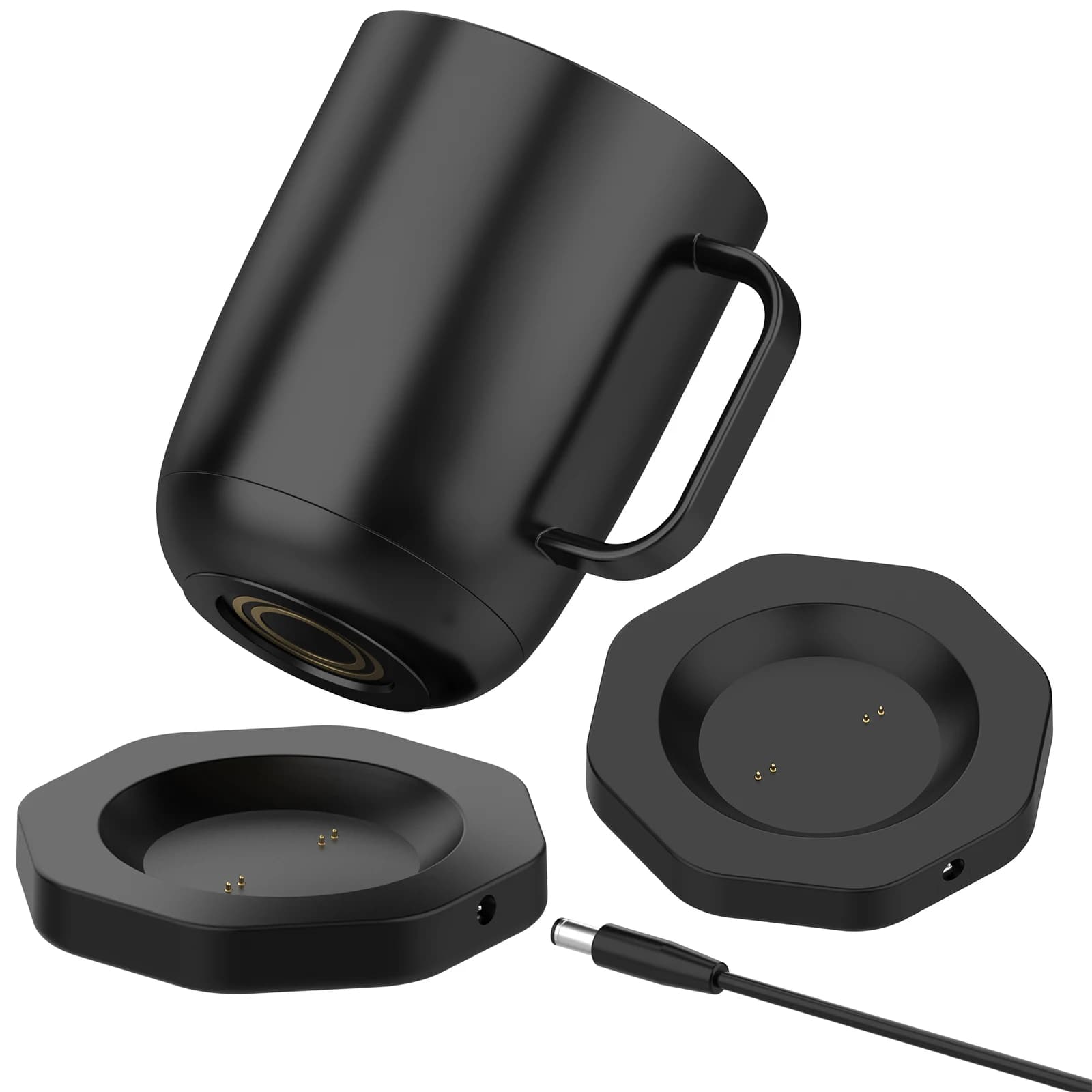 Mug Charger Dock Base Mug Power Cord Travel Mug Charging Coaster for Temperature Control Smart Mug 2/1