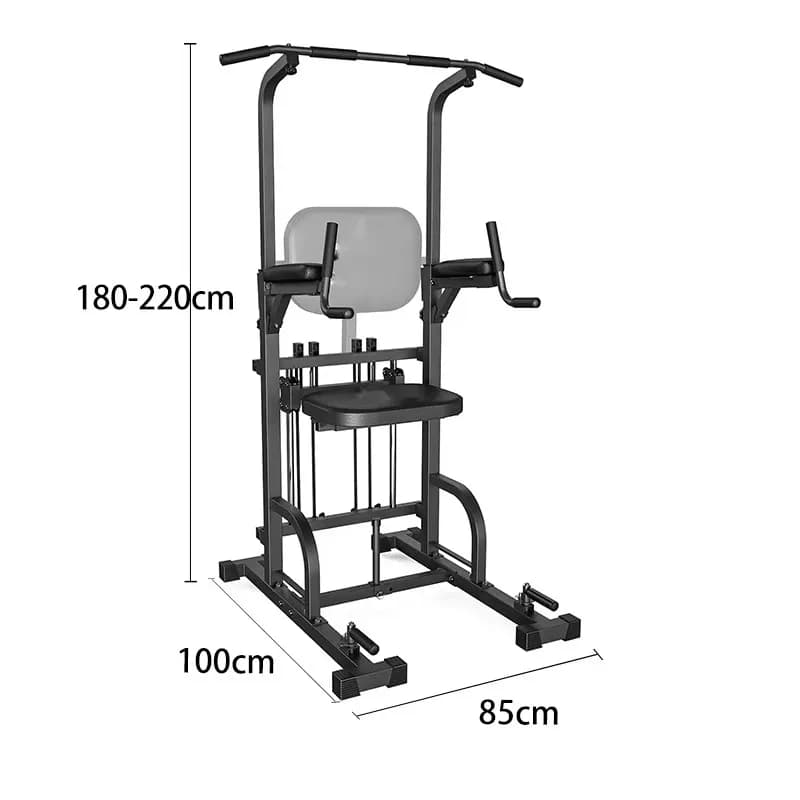 Barra per Trazioni in Metallo, Parallele e Supporto per Flessioni, Attrezzatura Fitness per Interni, Uso Domestico, Fornitura Transfrontaliera