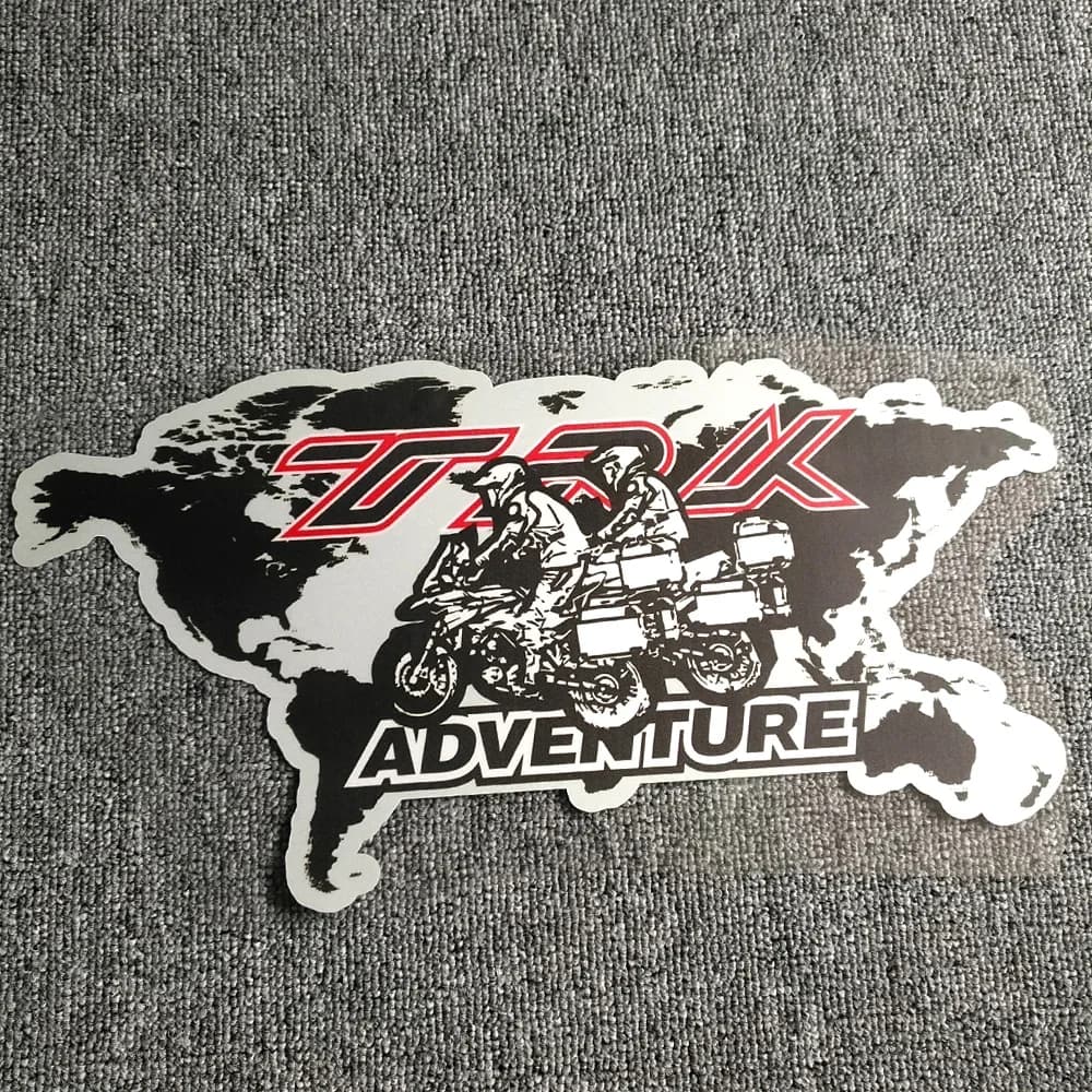 Bagagli per moto Scatola laterale superiore in alluminio Adesivi Decal Borse laterali per Benelli TRK502 TRK251 TRK 502 X 251 502X Adventure