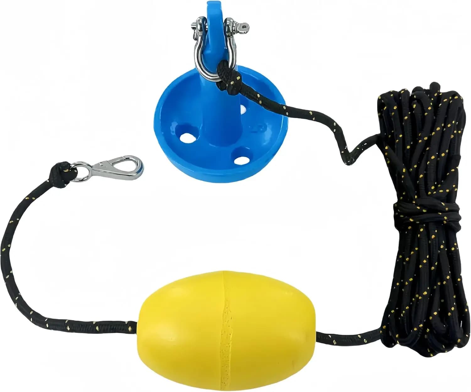 Kit Ancoraggio Marino a Fungo con Corda da 9 Metri per Kayak, Canoa, Moto d'Acqua, SUP e Piccole Imbarcazioni