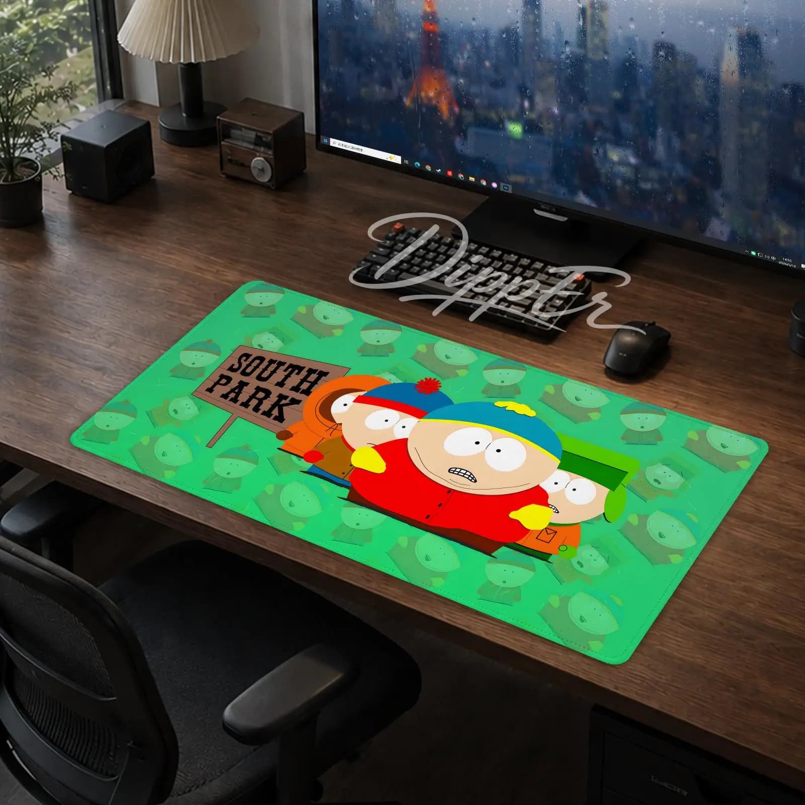 A-South Park Mouse Pad Tappetino da scrivania grande per ufficio Tappetino per mouse da gioco Cuscino antiscivolo con fondo in gomma 900X400