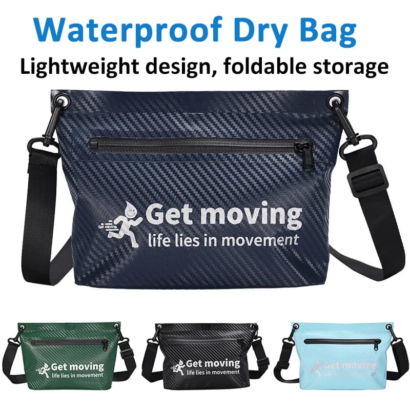 Borsa impermeabile portatile Borsa da spiaggia Borsa da spiaggia per esterni Trekking in fiume Barca Immersioni Pesca Viaggi Custodia da toilette per telefono