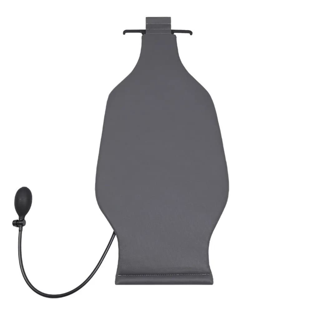 Cuscino Lombare Universale per Auto in Pelle, Protezione della Colonna Vertebrale, Supporto Lombare, Allevia la Fatica, Cuscino Schienale Relax con Airbag