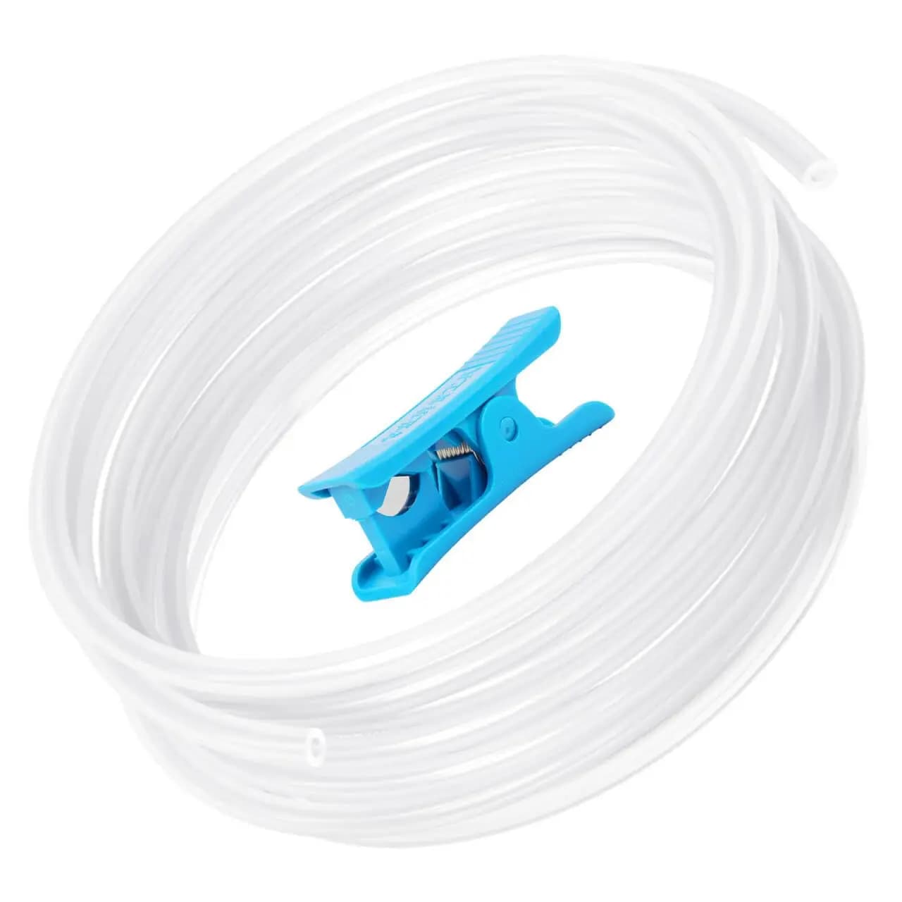 Tubo per filamento da 1,75 mm con taglierina per Bambu Lab A1/A1 mini AMS/P2S/P1S/X1C, diametro interno 2,5 mm x diametro esterno 4 mm, lunghezza 5 m, per PLA/PETG/ABS