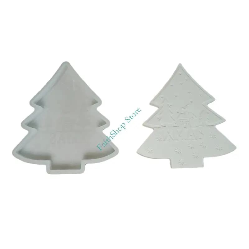 124E Stampo in silicone per albero Natale Stampi in resina Natale, Stampo per colata in resina epossidica per albero