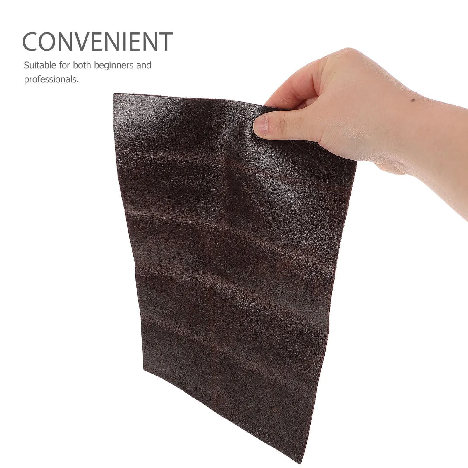 Kit Artigianale in Vera Pelle Bovina per Creazione Portafogli Fai-da-Te, Accessori per Cucito e Forniture per Realizzazione Borse