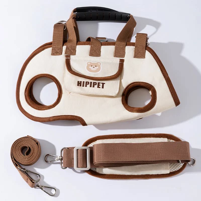 🎒 Borsa a Tracolla Traspirante per Cani, Trasportino Multifunzionale da Mano e a Tracolla per Animali Domestici