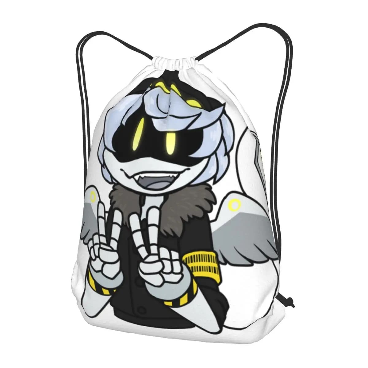 Murder Drones N Backpacks Fashion Drawstring Bags Shoes Bag Book Bags for Travel School