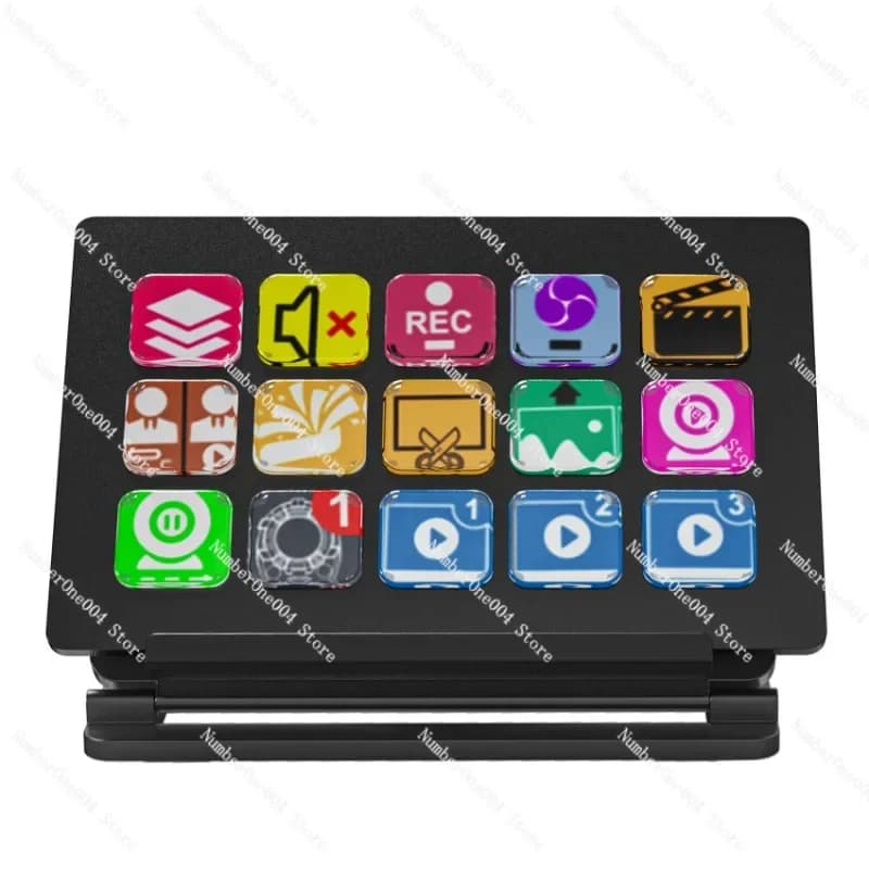 Stream Deck a 15 Tasti - Tastiera Macro Visiva per Gaming/Livestreaming con Pulsanti LCD Personalizzabili