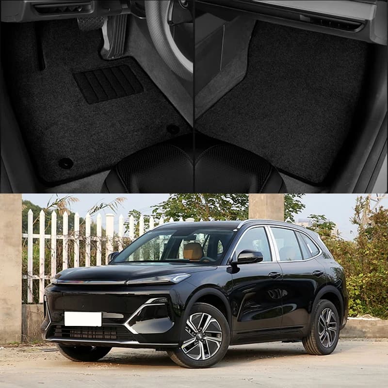 Car Floor Mats Waterproof Non-Slip Floor Mats Internal Protection Carpets Rugs For Geely Starray EM-i EX5 EM-i BelGee X80 PHEV