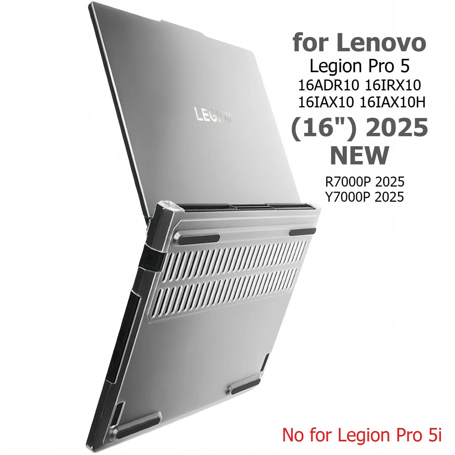 Guscio rigido opaco per Lenovo Legion R7000P Y7000P 2025 (16") Custodia per laptop Sottile Guscio protettivo in plastica rigida antigraffio