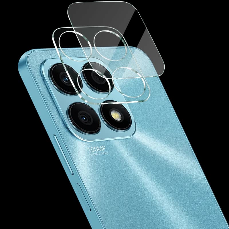 Protezione per obiettivo fotocamera 3D per Honor X8B X6B Protezione schermo fotocamera per Honor X6b X8b Lente a copertura totale in vetro temperato