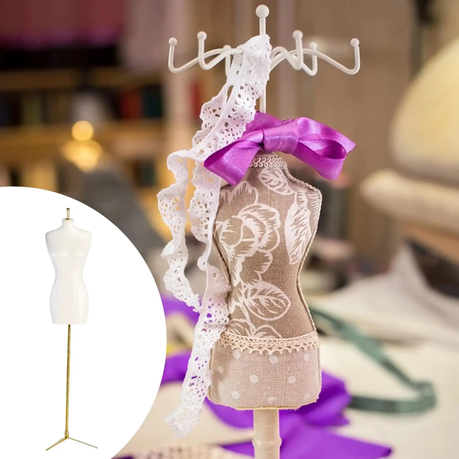 Fashion Mannequin Toy 1/6 Scale Metal Resin Female Model Dress Form Support Holder for Photography and Pattern Design