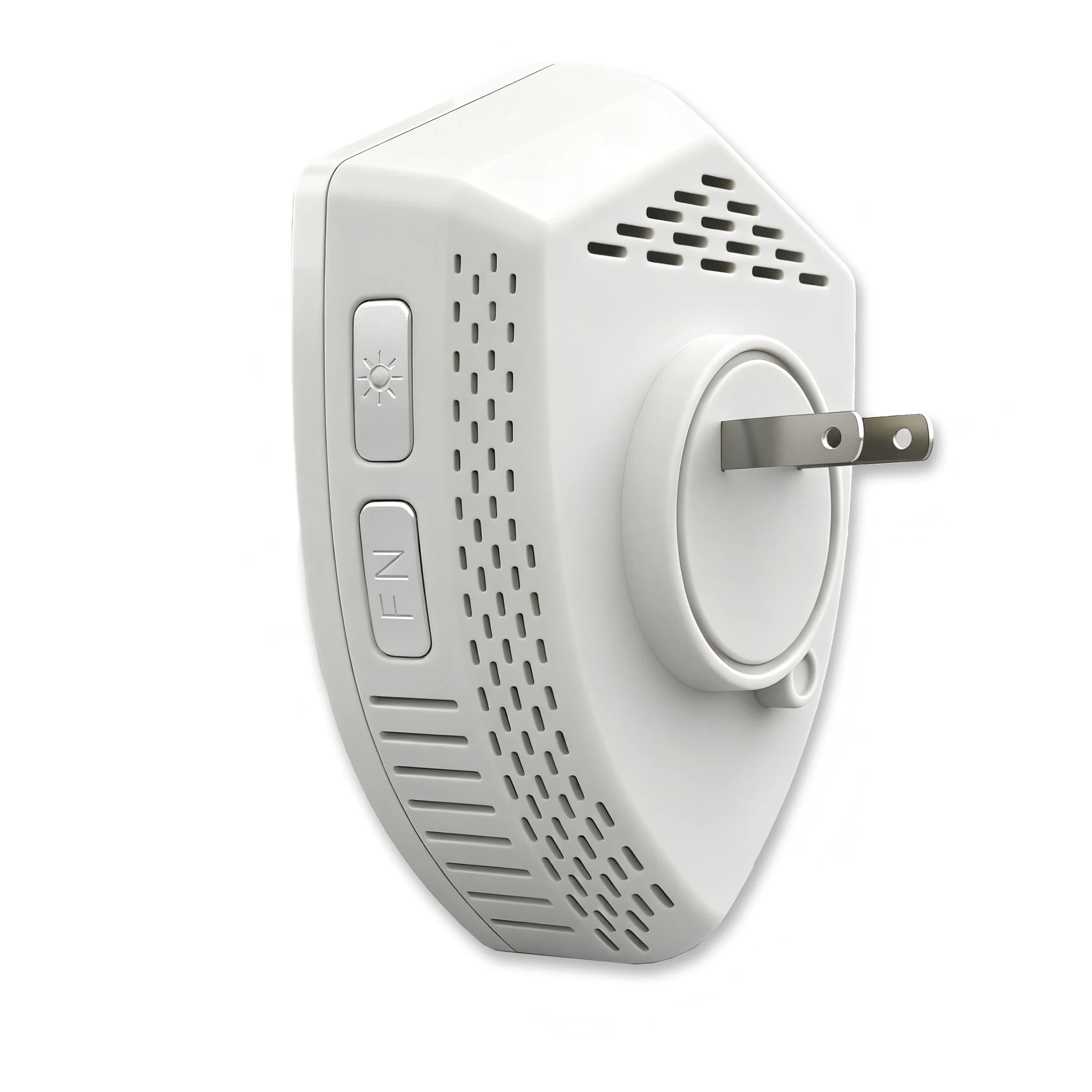 Plug-in 5-in-1 Carbon Monoxide Smoke Detectors CO Gas Temp Humidity Alarm Battery Backup Kofig PT12 Home RV Apartment Safety