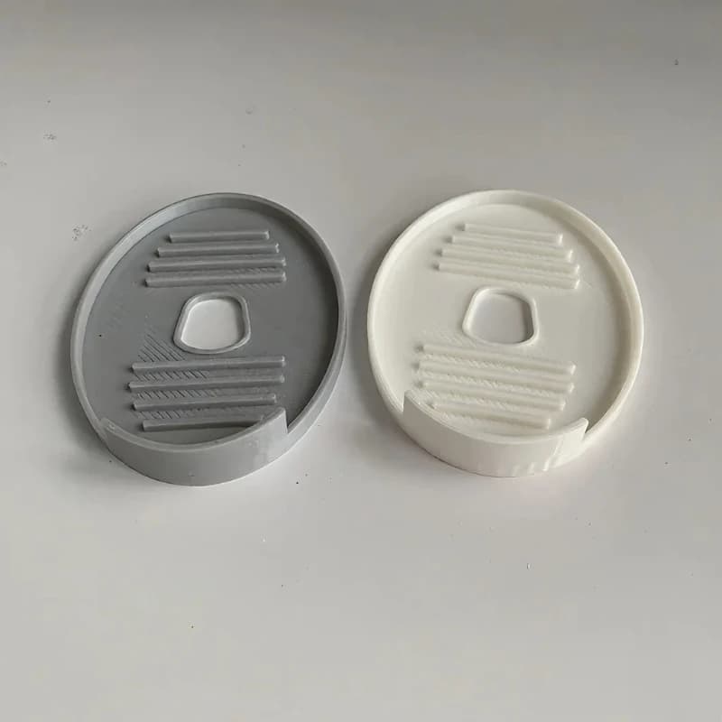 Tappetino in Silicone per Drenaggio Acqua per Base di Ricarica Spazzolino Elettrico, Anti-Macchia e Anti-Residuo, Set da 5 Pezzi