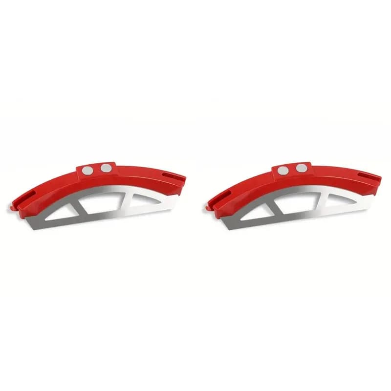 B14C 2X Universal 5 Gallon Barrels Scraper Tile Work Magnetic Scraper,For Tile Work, Stainless Steel Edges Retain Wet Mixing