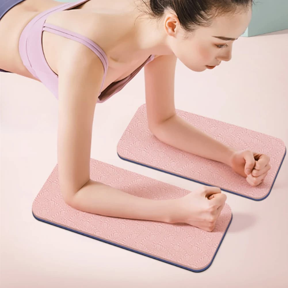 2 pezzi cuscino per ginocchiera per yoga comodo tappetino per ginocchio cuscino protettivo per gomito gamba braccio equilibrio esercizio allenamento fitness