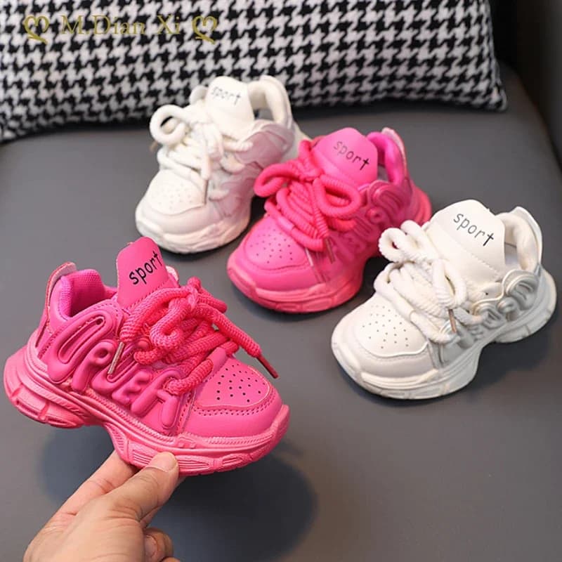 Scarpe Sportive alla Moda per Bambini 2026, Calzature Morbide Antiscivolo per Ragazzi e Ragazze, Sneakers Traspiranti Casual per Studenti