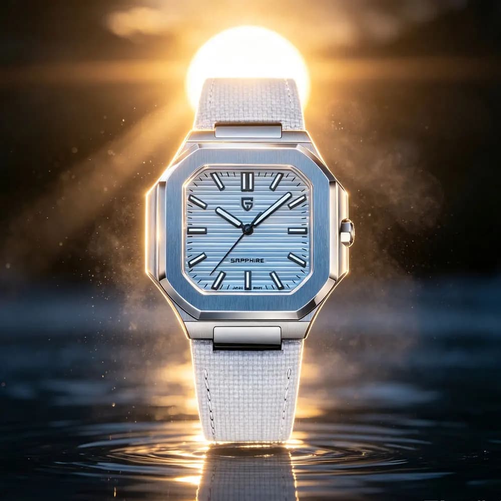 PAGANI DESIGN Top Brand Men Watch Sapphire Glass Waterproof Quartz Wristwatch Stainless Steel VH31 Luminous Gift Watches for Men