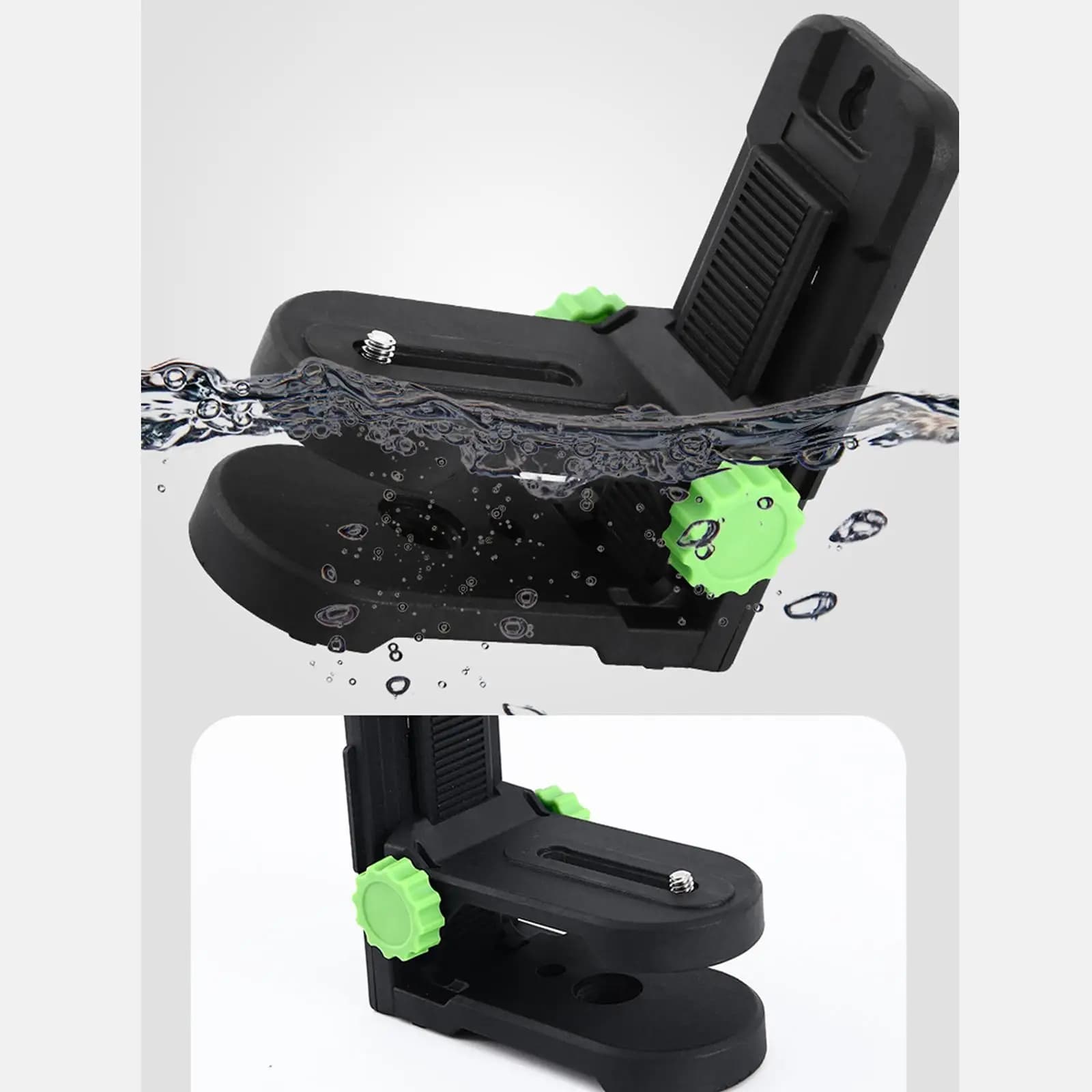 Level Bracket Adjustable Wall Mounted Holder Magnetic Base for Home Renovation Ceiling and Wall Installation