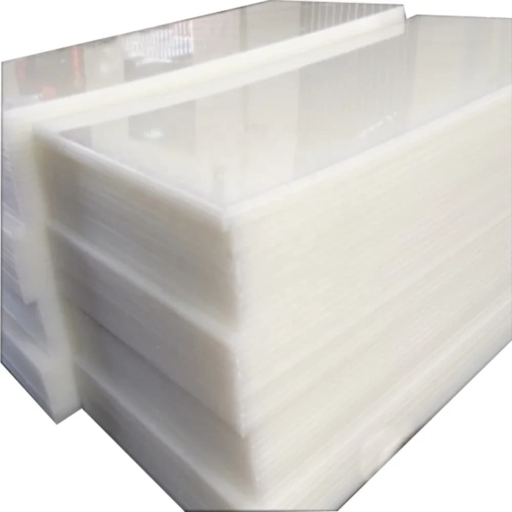 Industrial DINGTONG White PP Cutting Board for Leather Die Cutting Machine 50kg Plastic Cutting Pad
