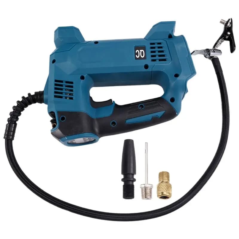 Nuovo compressore d'aria portatile per pneumatici auto/moto/bicicletta, pompa elettrica senza fili per batteria da 18V