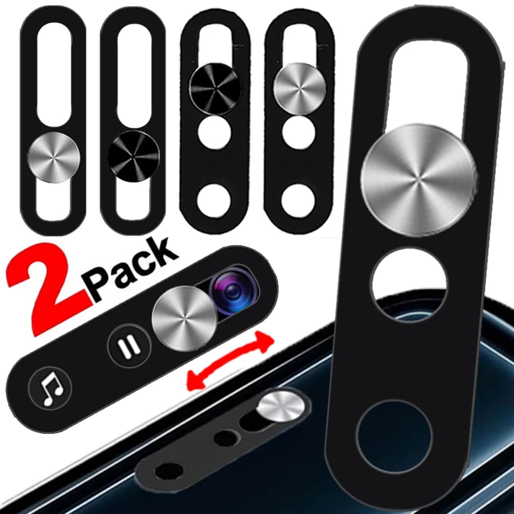 2-1Pcs Ultra-Thin Phone Lens Cover Webcam Privacy Covers Camera Slide Protector Shield for IPhone 17 Air 16 15 14 Pro Max/Plus