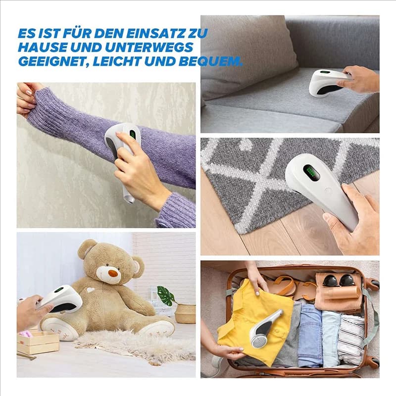 Nuovo rasoio elettrico per lanugine 2X, levapelucchi ricaricabile tramite USB per diversi tessuti levapelucchi tagliapelucchi perfetto per la famiglia