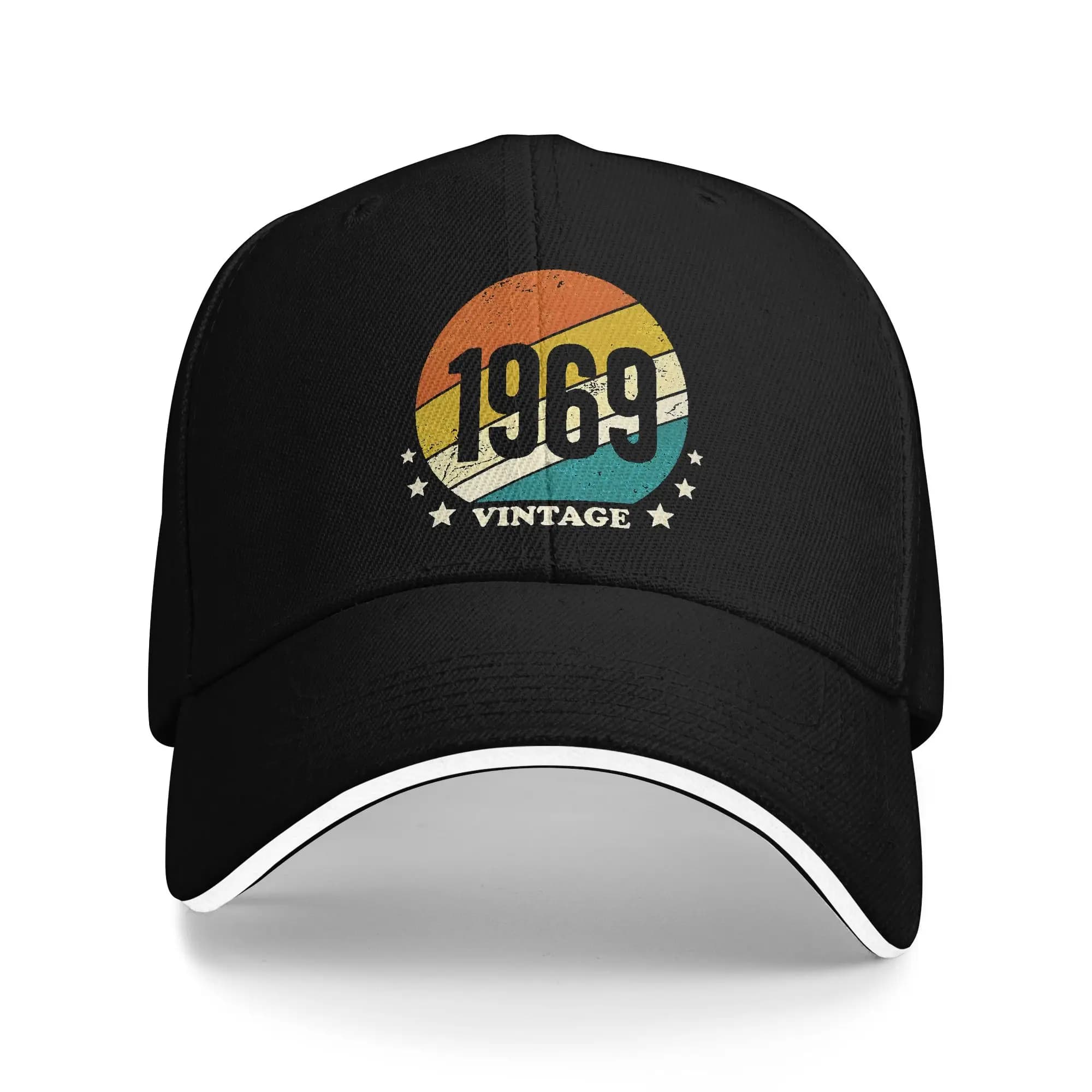 Summer Casual Baseball Cap Vintage 1969 Hunting Camping Hip Hop Hats For Men Adult Adjustable y2k Cute Snapback Cap