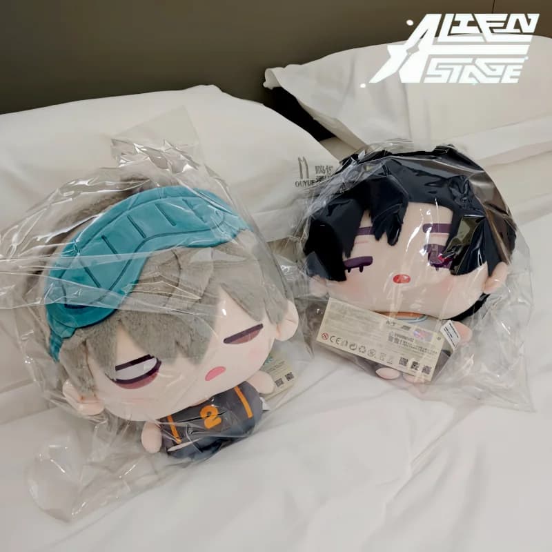 Genuine New Alien Stage DREAMING HOURS Series Big Head Bun Style Blind Box Anime Figure Ivan Till Mizi Kawaii 30cm Doll Toy Gift