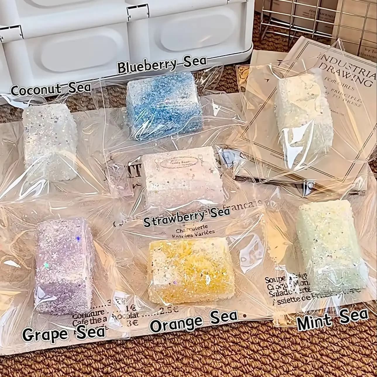 1Pc Handmade Taba Squishy with Dried Glutinous Rice Texture - Fruit Sea Shaped to Relieve Stress - Food Grade Silicone