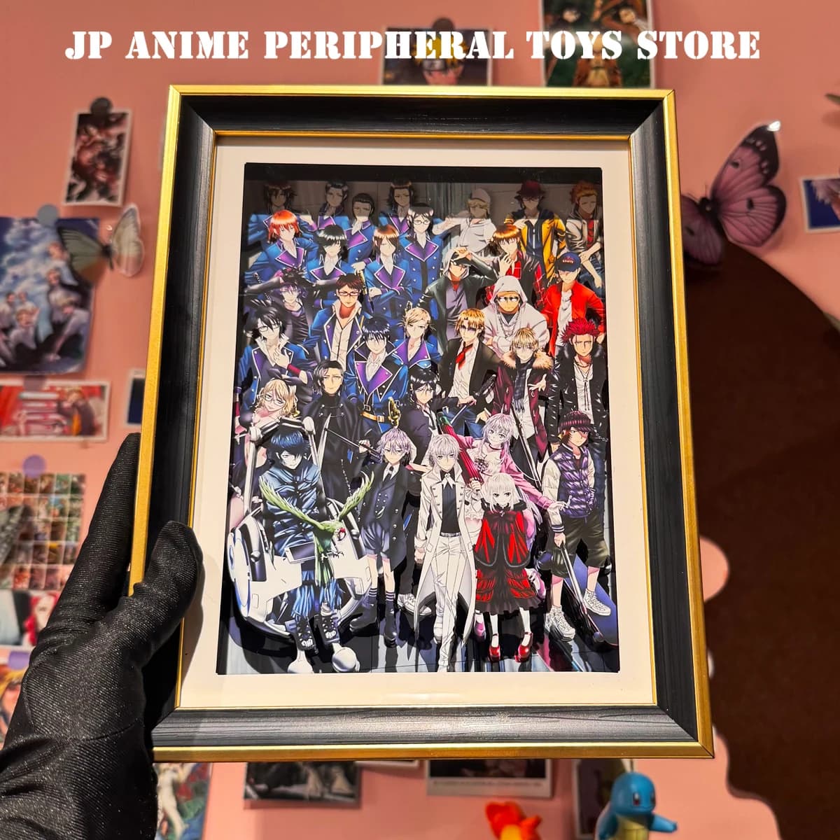 Nuovo Anime K RETURN OF KINGS Fatti A Mano 3D Arte Pittura Del Fumetto Isana Yashiro Figura Desktop Ornamento Ventole Raccogliere Regali