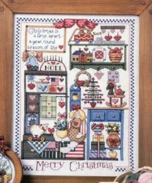 JLsheng Homefun Cross Stitch Kit Package Greeting Needlework Counted Kits New Style Joy Sunday Kits Embroidery Cross-stitch Set