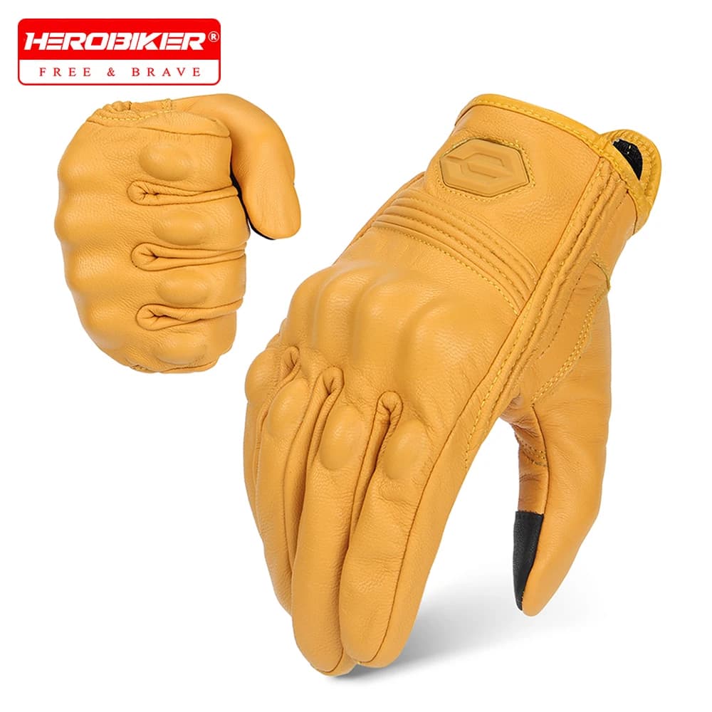Motorcycle Gloves Motocross Riding Gloves Men Women Motorbike Leather Cycling Gloves Motorcycle equipment M-2XL