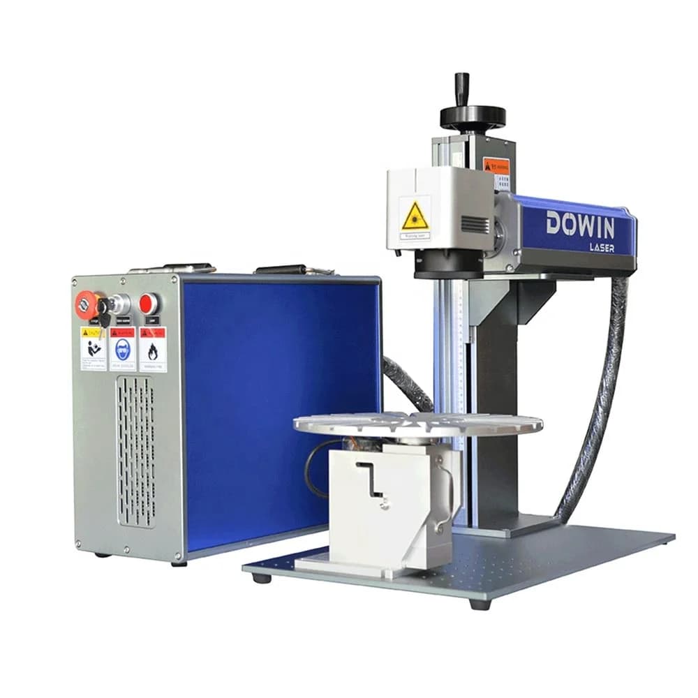 Raycus JPT MOPA 50W/100W Deep Metal Laser Engraving Machine Raycus Rotating Bearing Fiber Jewelry Marking EZCAD