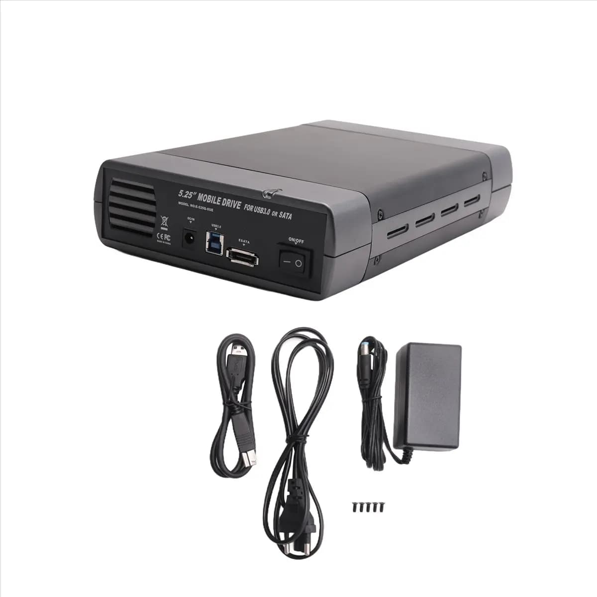 A99X USB 3.0 DVD CD Case External HDD Mobile Box for 3.5 inch SATA Enclosure ROM Burner EU Plug