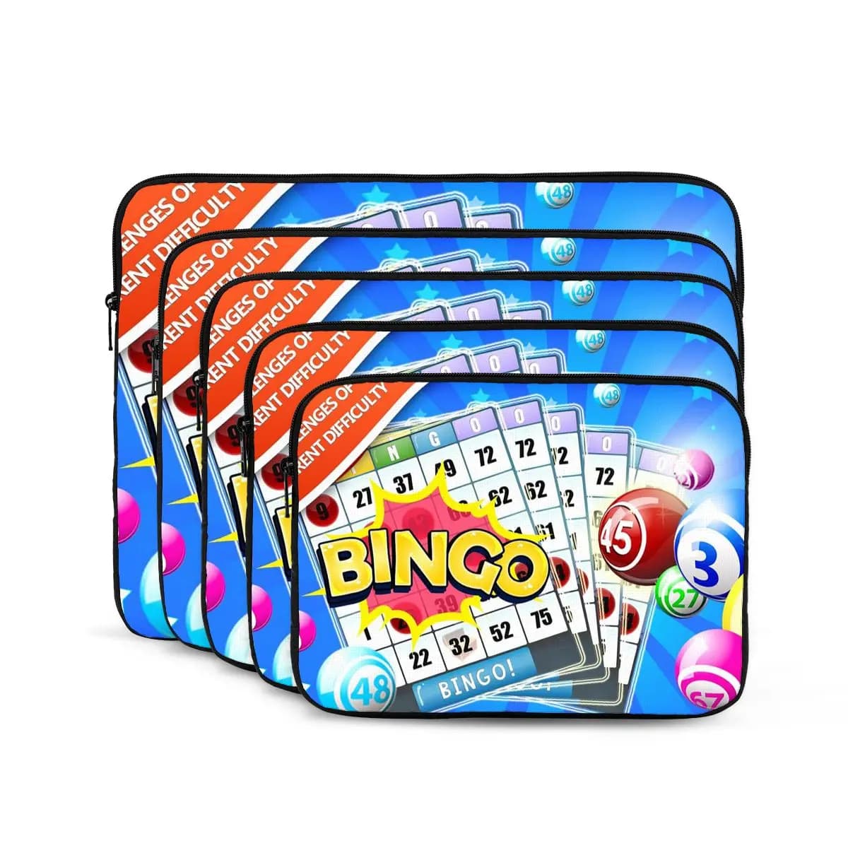 Gioco Bingo Queen Player Notebook Borsa per laptop Custodia Custodia per notebook Custodia protettiva Custodia antiurto per tablet