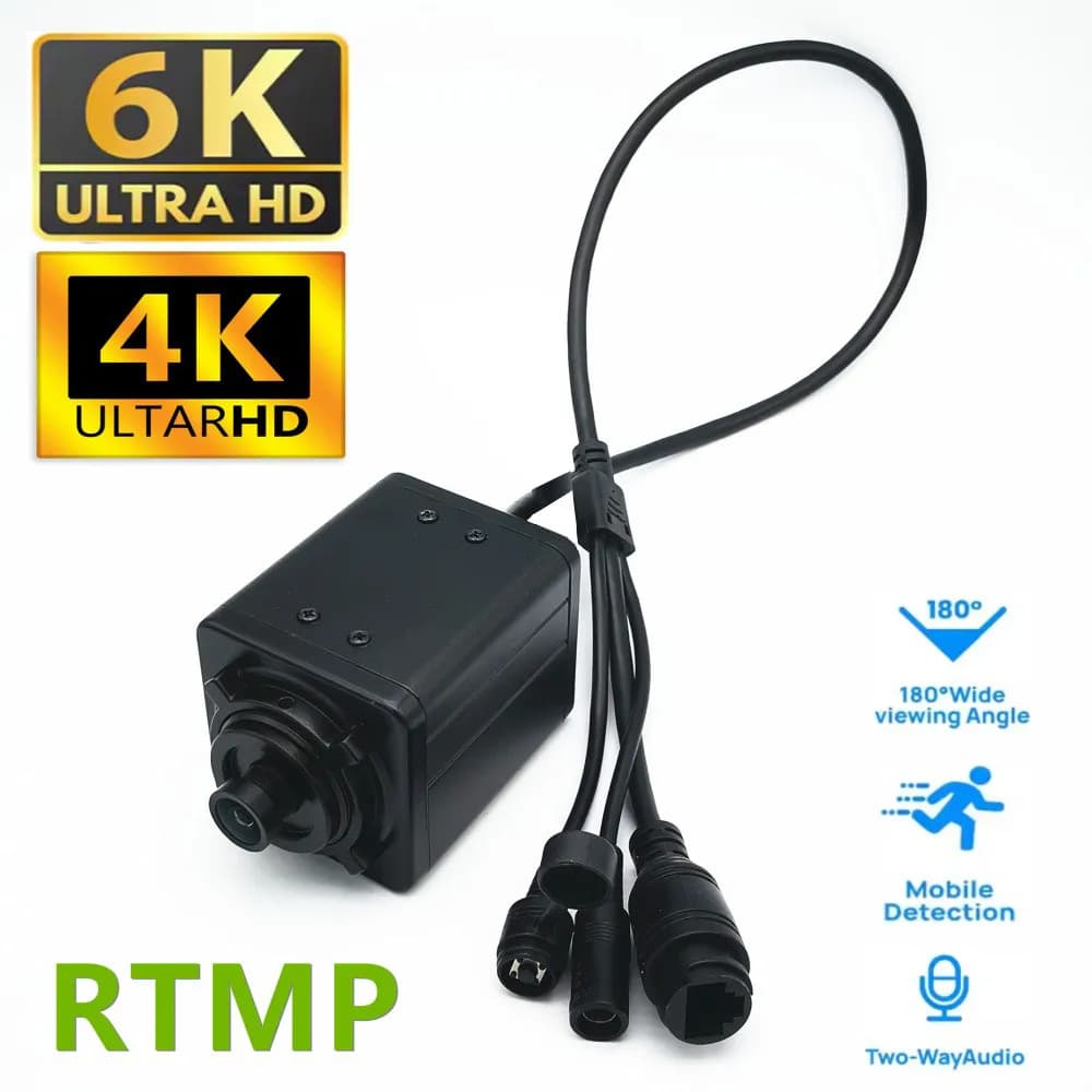 RTSP RTMP 12 Megapixel Starlight POE 12MP IMX415 8MP Mini telecamera IP MSC338Q + OS12D40 Scheda Webcam Foto Istantanea Rilevamento umano