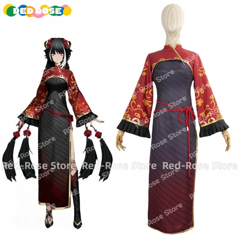【Personalizzato】Gioco Anime Limbus Company Jia Xichun Costume Cosplay Abbigliamento da festa Vestito Halloween Natale