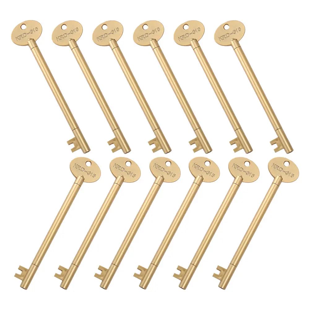 12 Pezzi Penne Gel Creative a Forma di Chiave, Multiuso, Leggere, in Plastica, per Ufficio, Casa, Studio, Accessori per Prendere Appunti