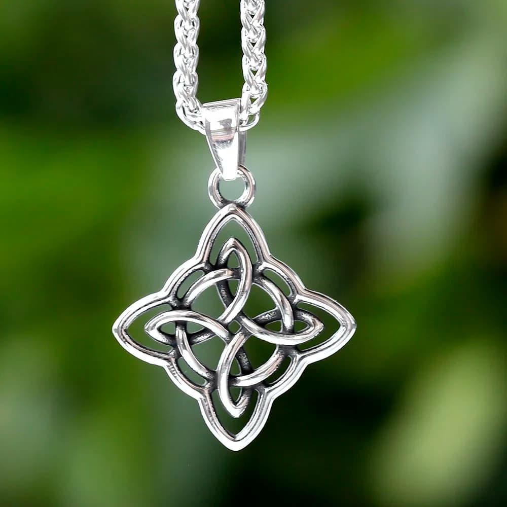 2024 di Nuovo Modo Dell'acciaio Inossidabile 316L Vichingo Valknut Nodo Celtico Odin Vegvisir Penant Collana Per Le Donne Degli Uomini regalo