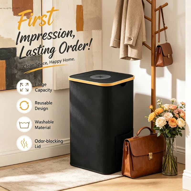 Recyclable Empty Waste Bottle Storage Basket Foldable Portable Household Drink Water Bottle Collect Reusable Tote Bag