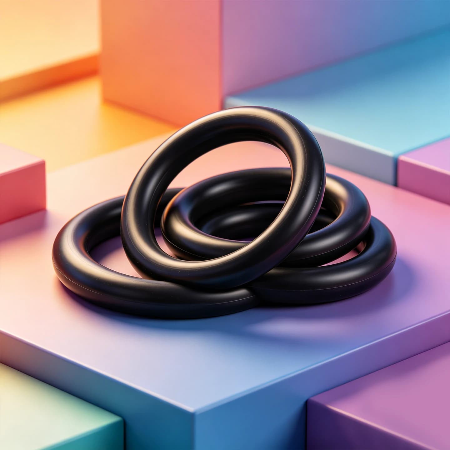 30 Pezzi / Sacchetto O-ring in Gomma EPDM Nera CS2/2.2/2.4/3.1/3.5mm OD4~50mm, Resistente all'Acqua, Resistente all'Abrasione, Guarnizione O-ring