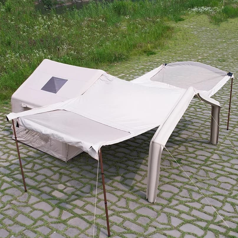 Vendita calda! Glamping La nuovissima tenda gonfiabile con grande finestra trasparente per campeggio all'aperto per 6 persone - Sconto in tempo limitato